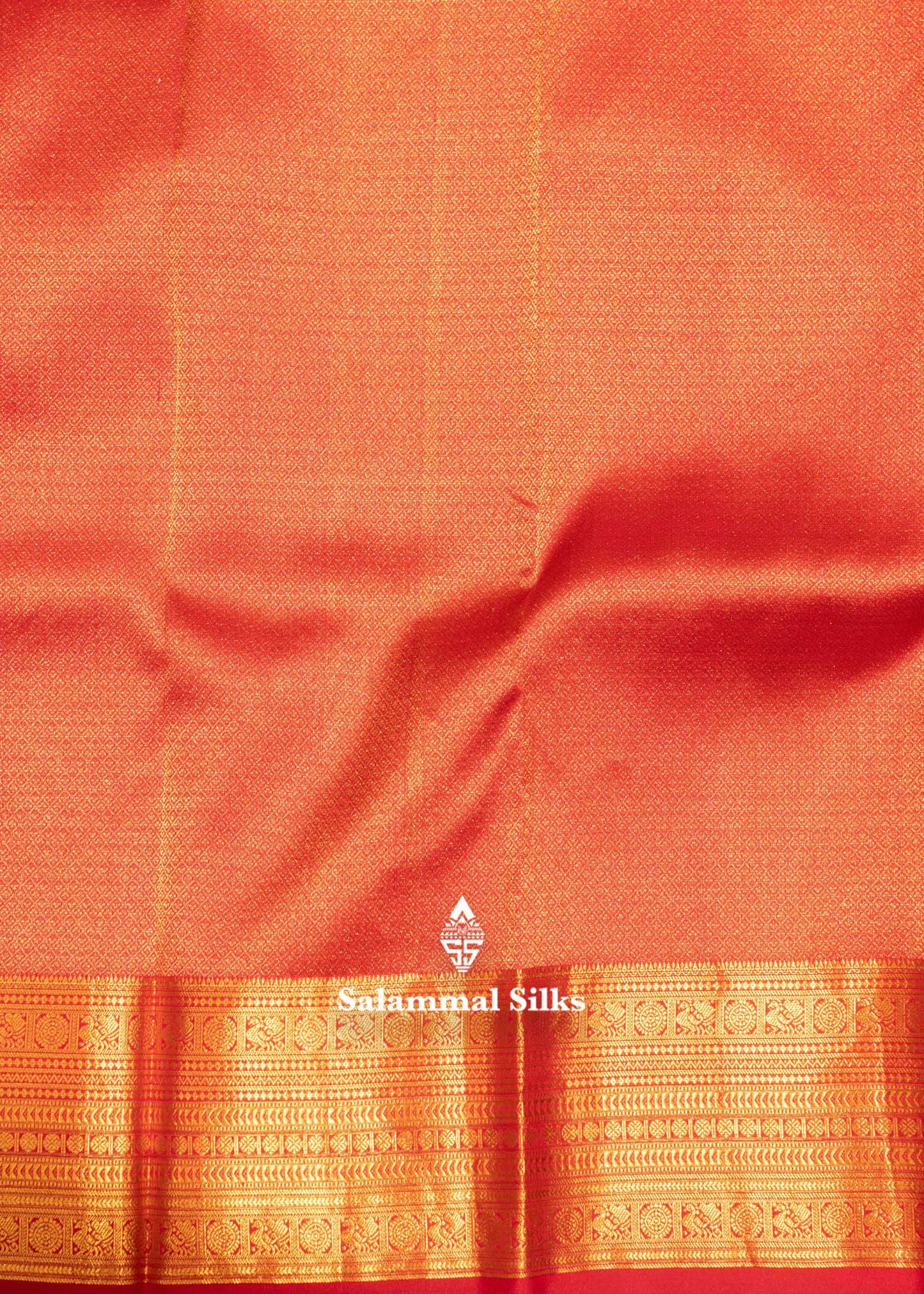 Manthulir Yellow Pure Kanjivaram Silk Saree With Traditional Gold Zari Border
