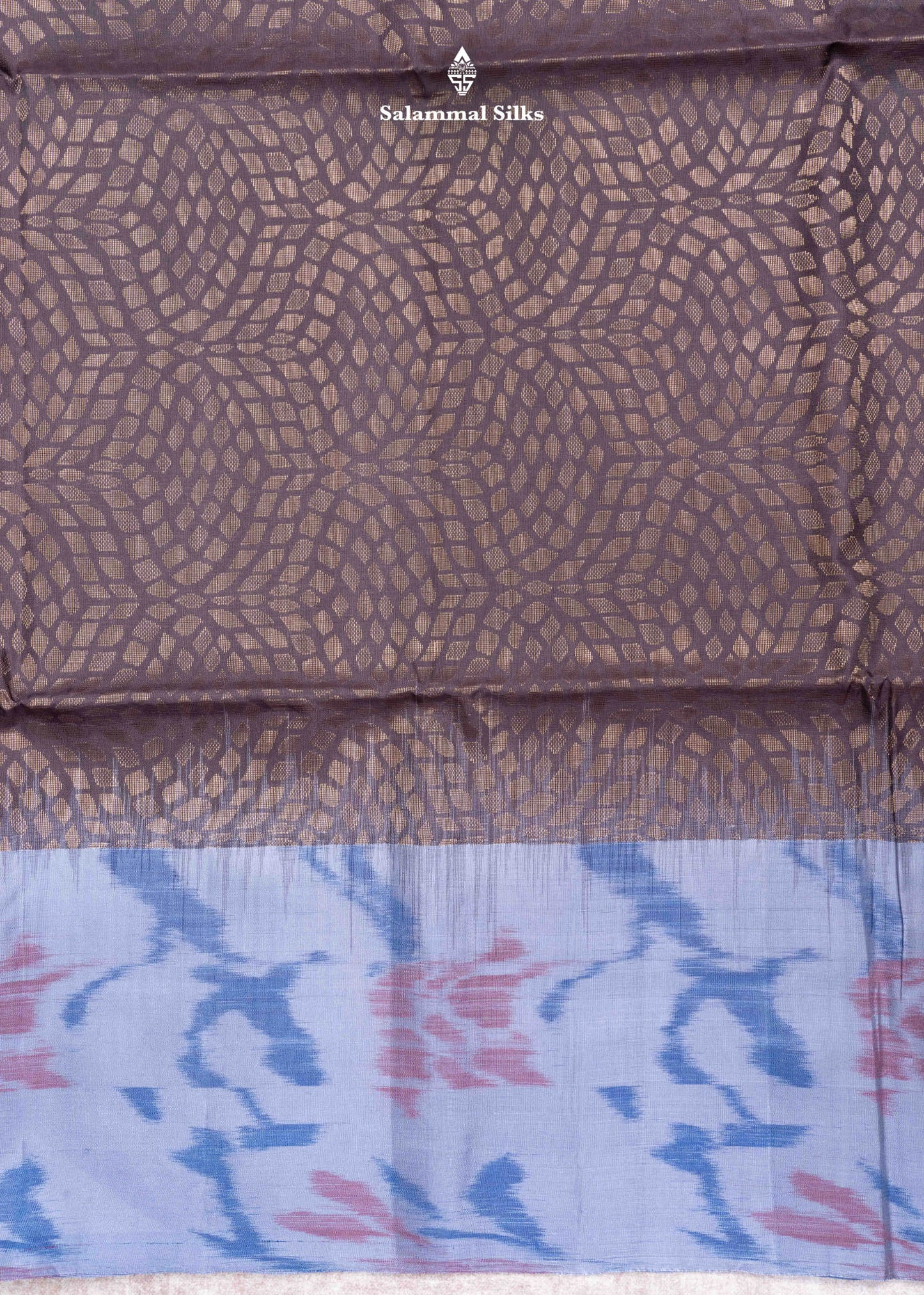 Kanjivaram Light Brown Pure Soft Silk Saree With PochamPally Border