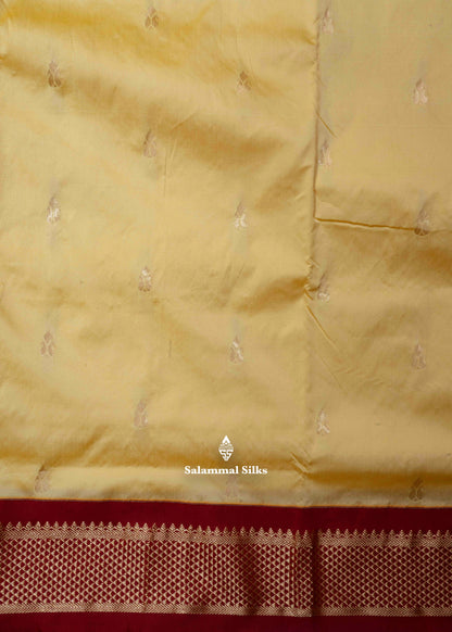 9 Yards Semi Silk Saree Pink Colour with Royal Blue Border