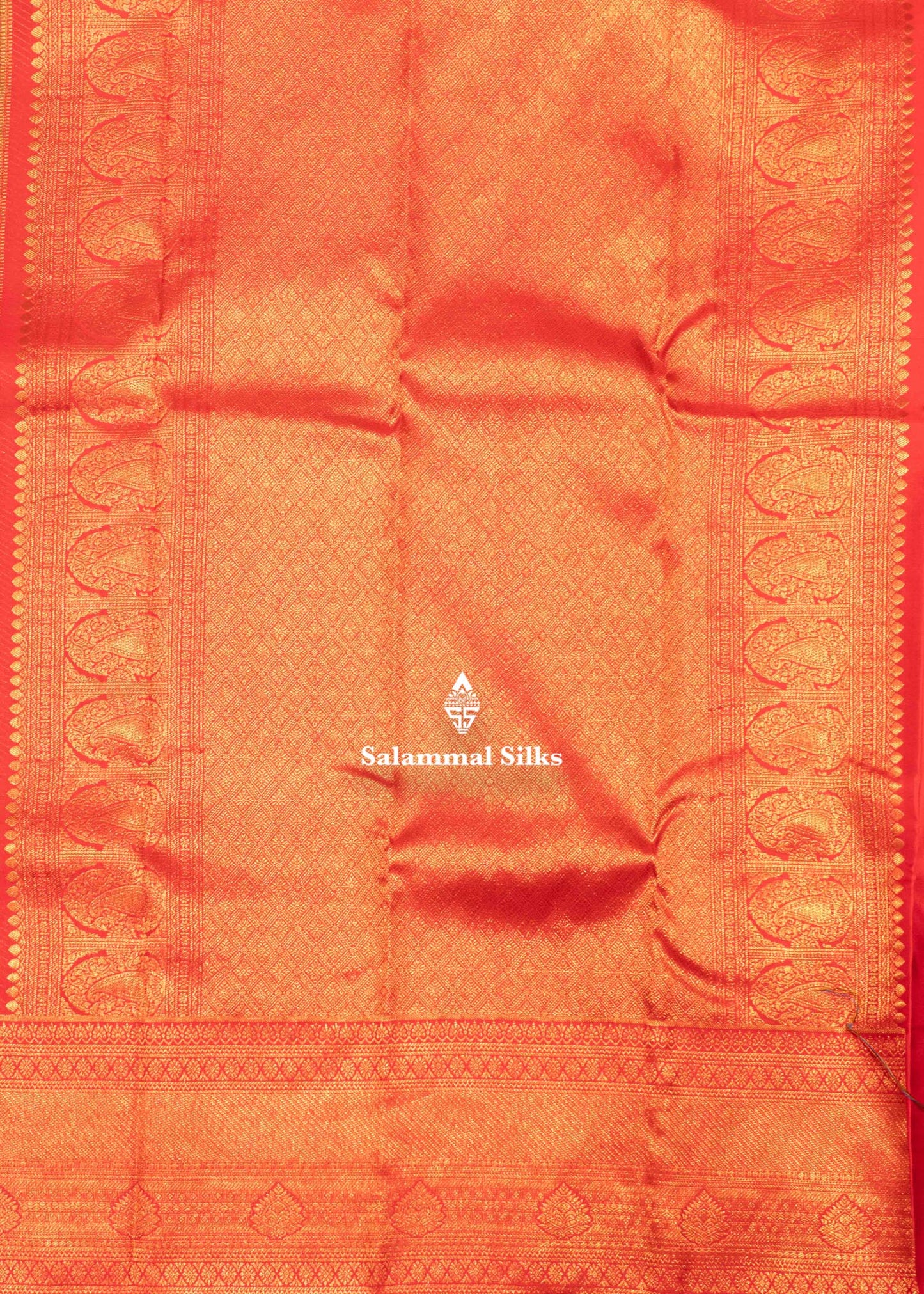 Rexona Green Colour Kanjivaram Pure Silk Saree with Red Long Border