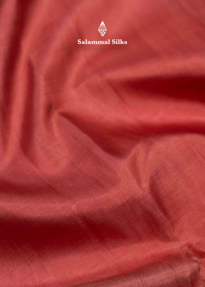 Onion Pink Kanjivaram Pure Silk Saree With Traditional Olive Green Border