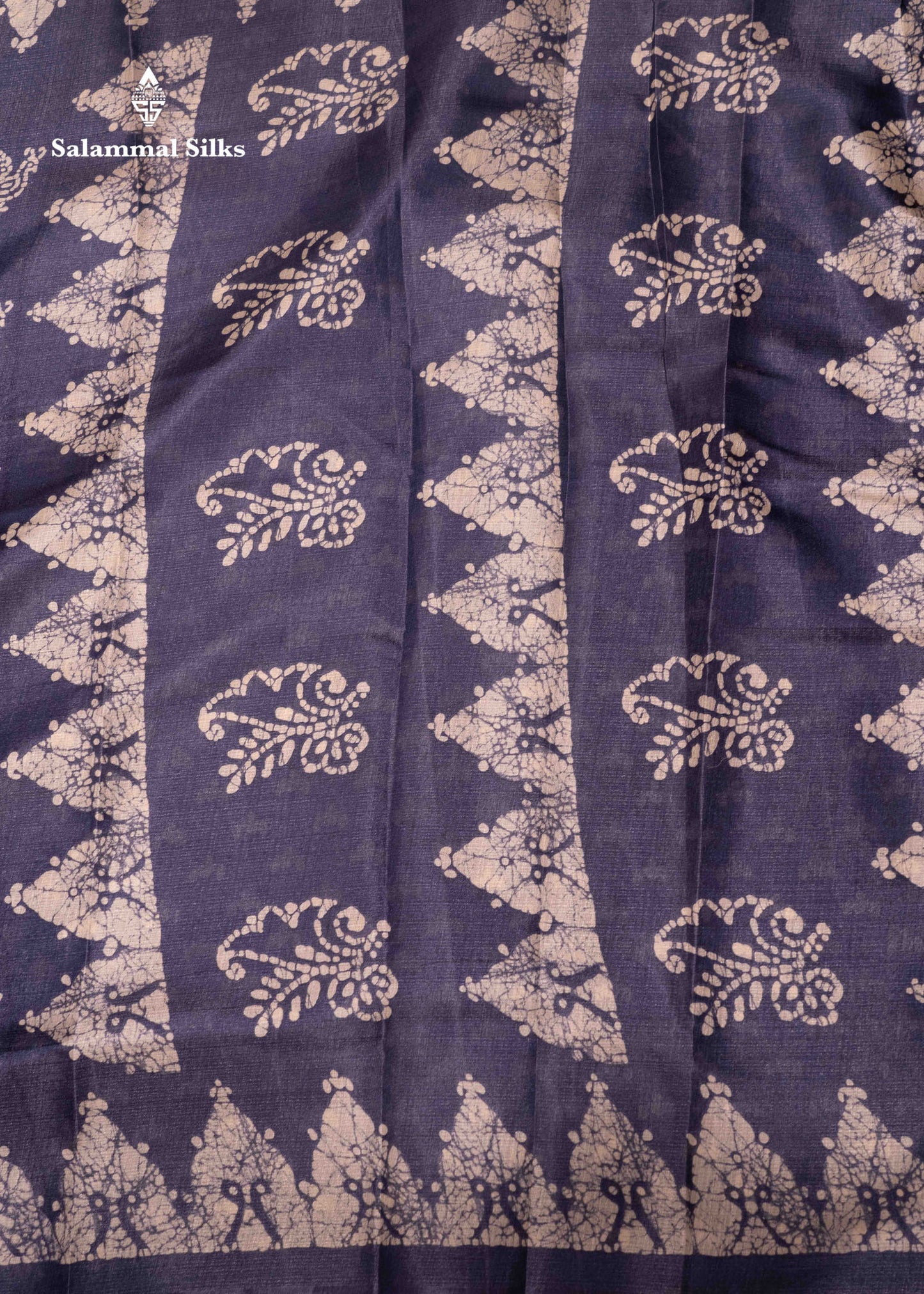 Blue Colour Fancy Semi Tussar Saree With Blouse