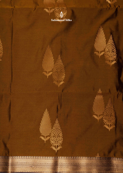 Pastel Blue Semi Soft Silk Saree With Maroon Colour Blouse