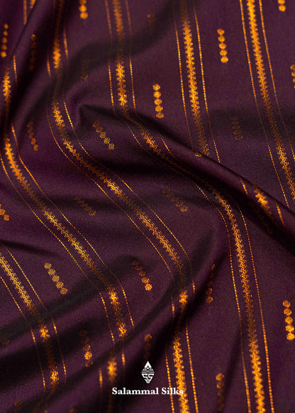 Sandal Colour Semi Silk Saree With Peacock Blue Copper Zari Border