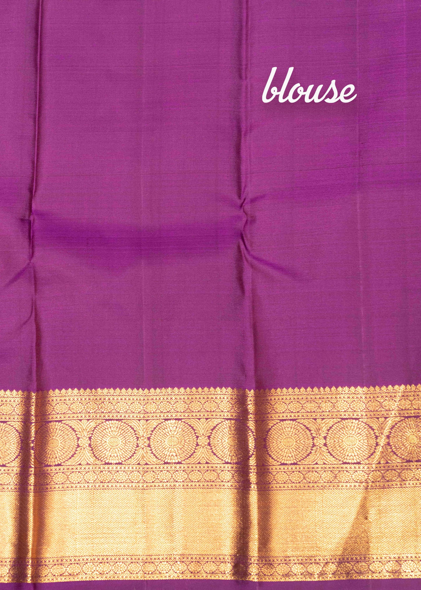 Rama Blue Colour Pure Kanjivaram Silk Saree With Violet Border