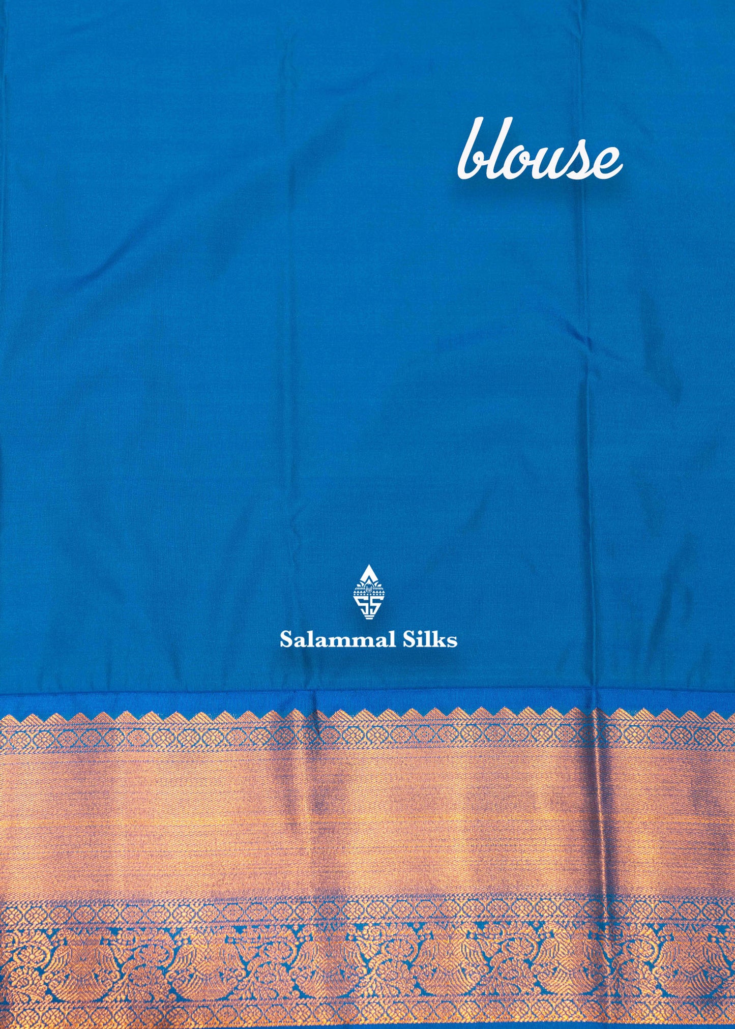 Sandal Colour Semi Silk Saree With Peacock Blue Copper Zari Border