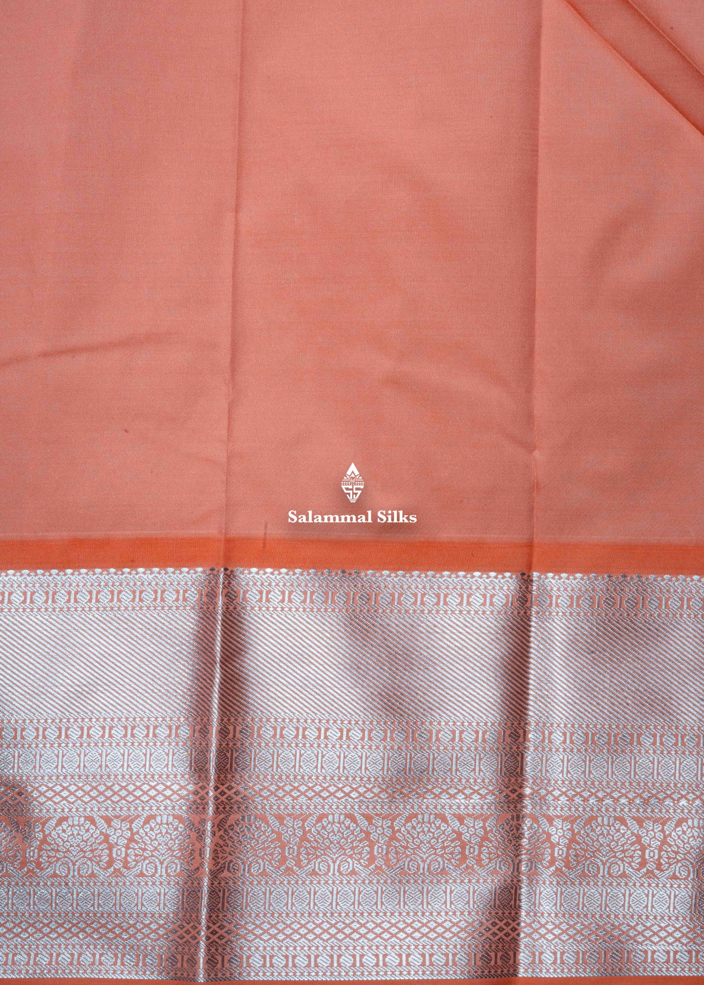 Royal Blue Semi Silk Saree With Silver Zari Long Border