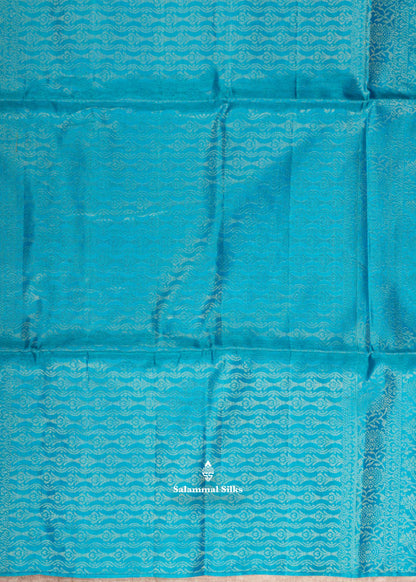 Pure Kanjivaram Orange Colour Soft Silk Saree With Fancy Border