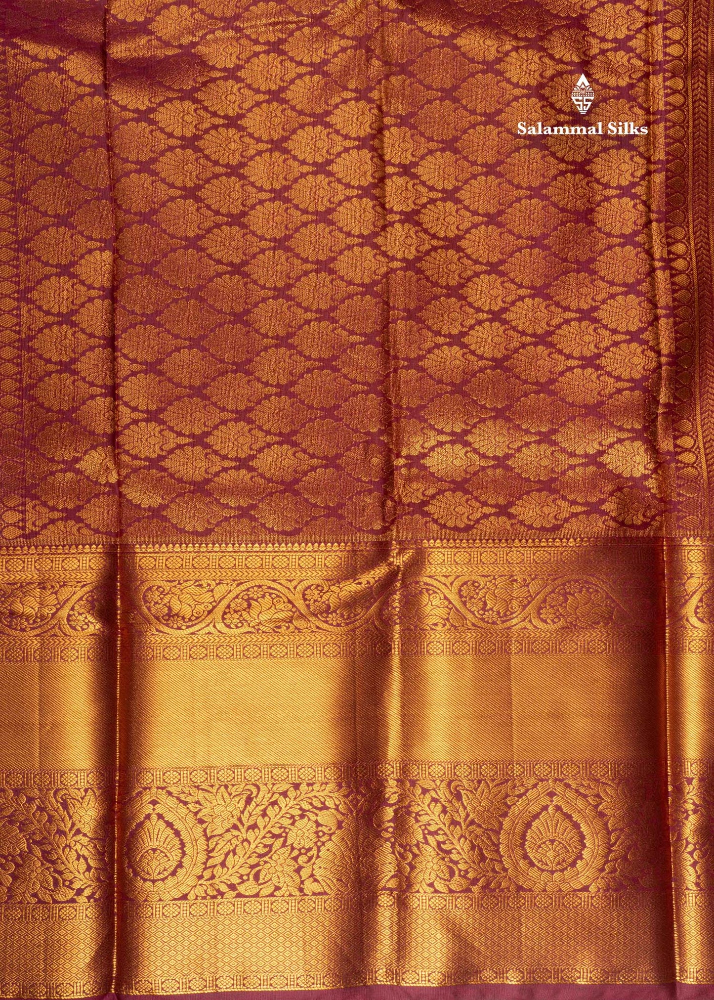 Ice Blue Semi Silk Saree With Maroon Colour Border