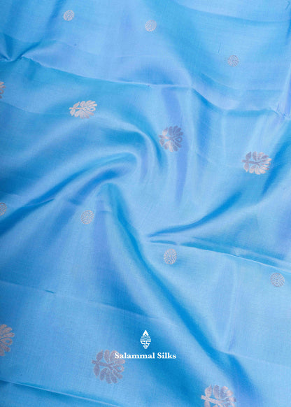 Kanjivaram Pure Silk Saree Lavender With Maroon Border