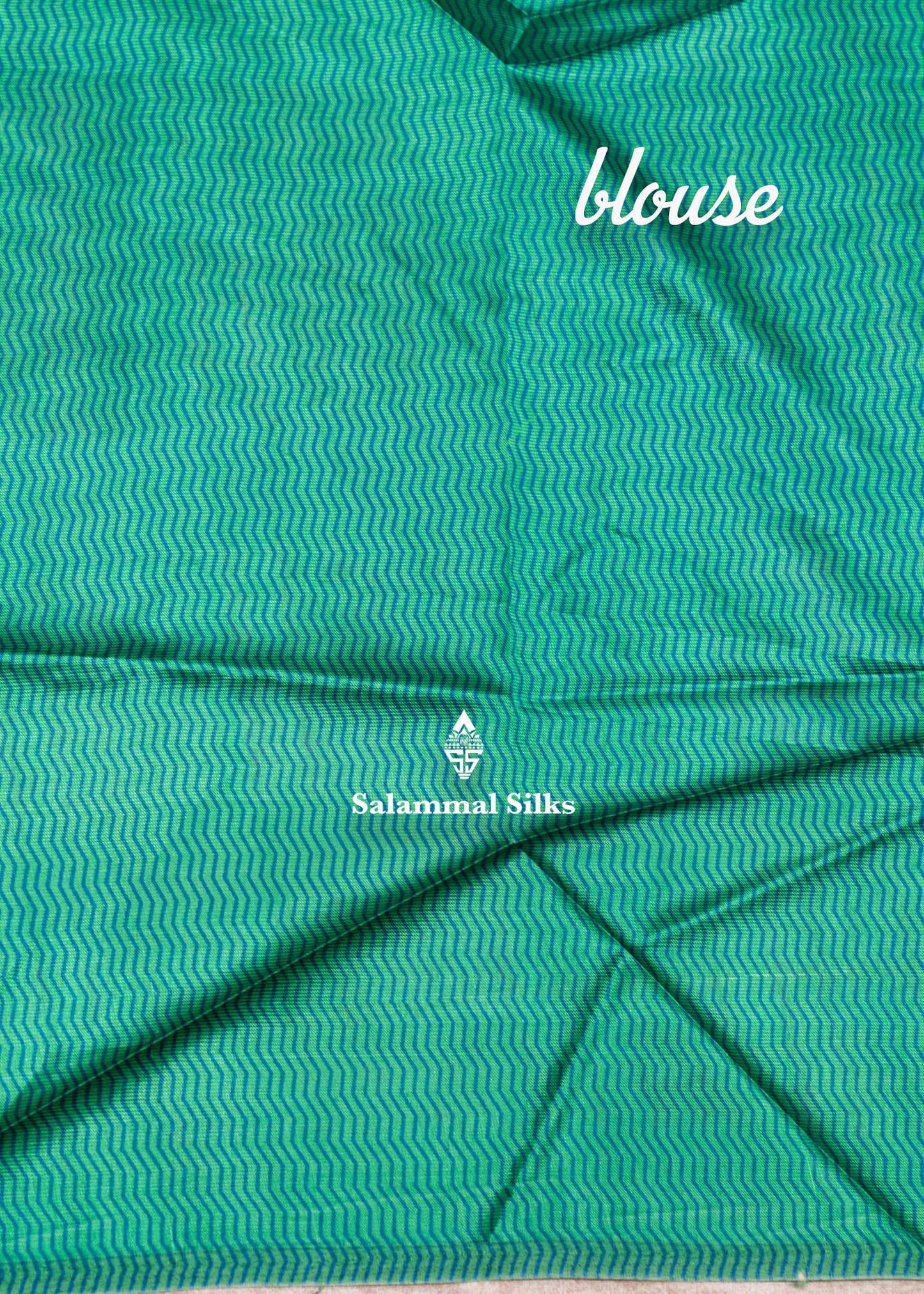 Cream Sandal Colour Semi Dola Saree With Green Blouse