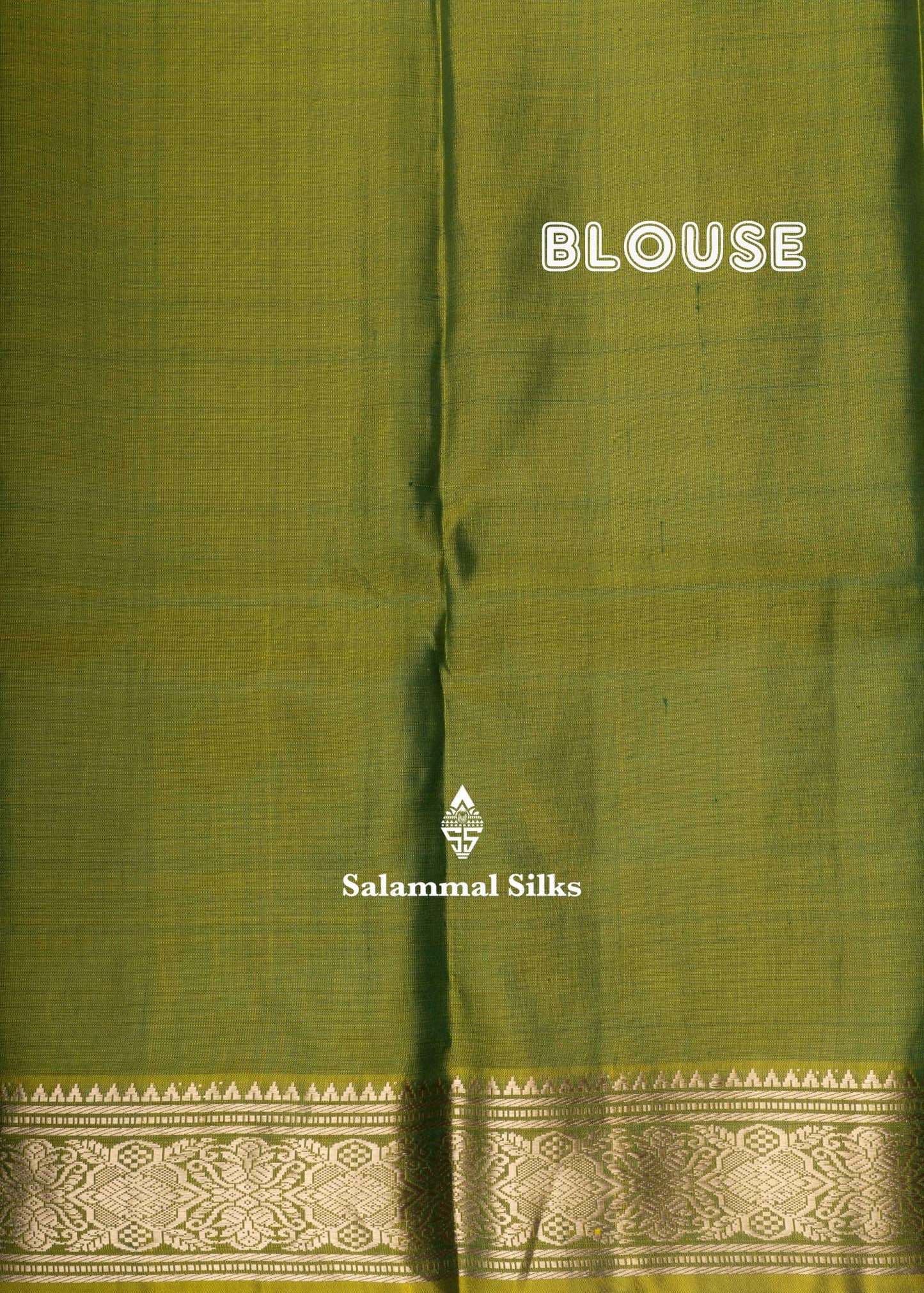 Kanjivaram Bottle Green Pure Silk Saree With Yellow Green Blouse