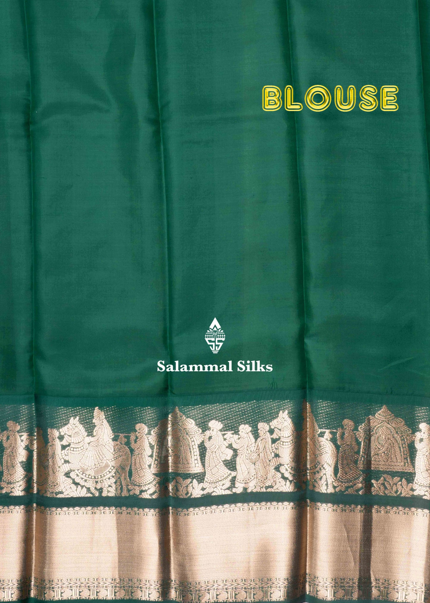 Red Color Kanjivaram Pure Silk Saree with Contrast Green Pallakku Fancy Border