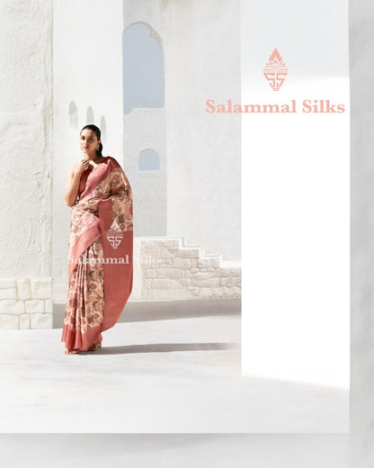 Cream Softy Fancy Saree With Rexona Green Color Border