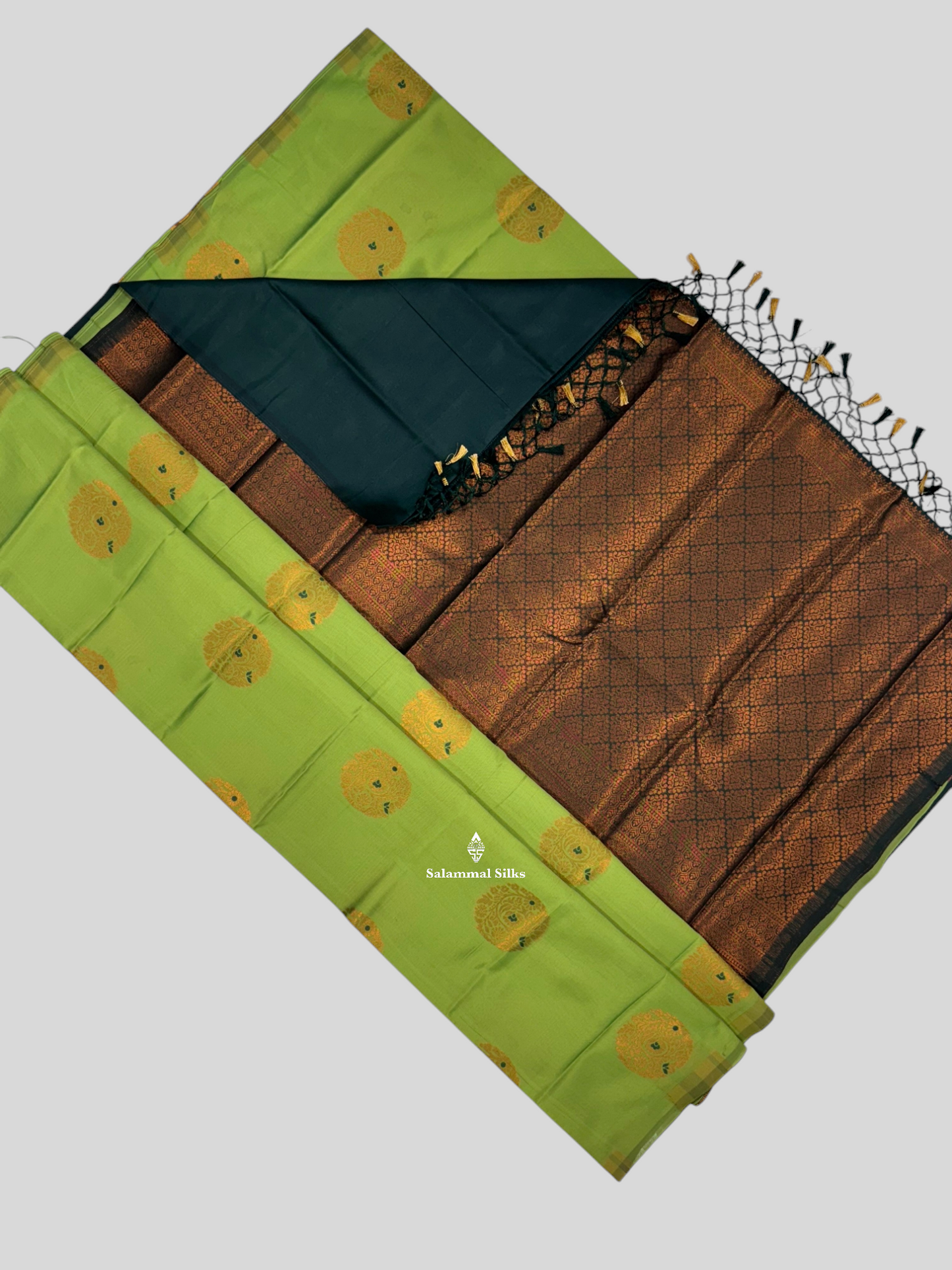 Sapphire Green Semi Soft Silk Saree Without Border