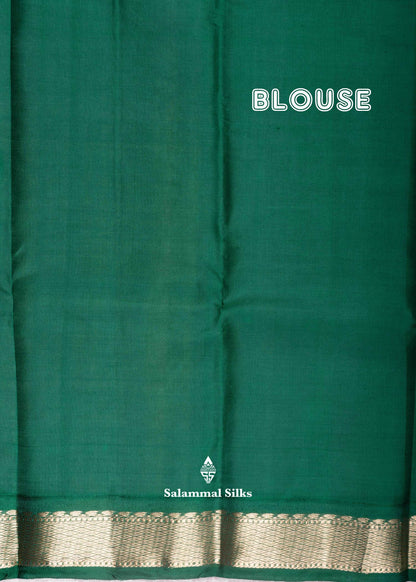 Kanjivaram Pure Silk Saree Lavender With Maroon Border