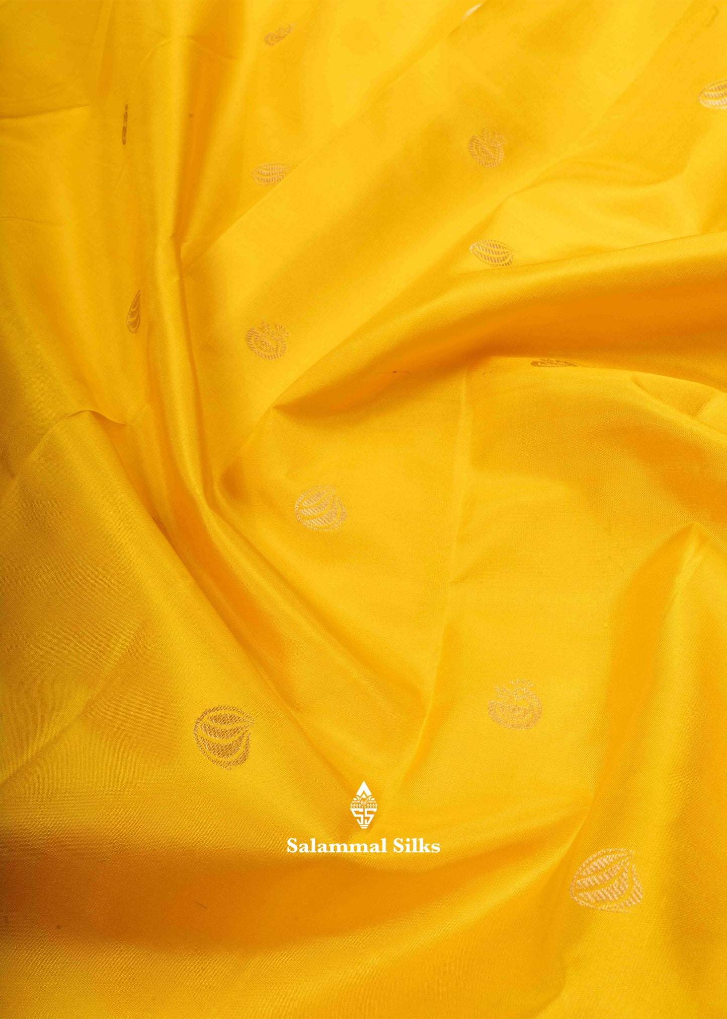 Kanjivaram Yellow Pure Silk Saree With Traditional Maroon Border