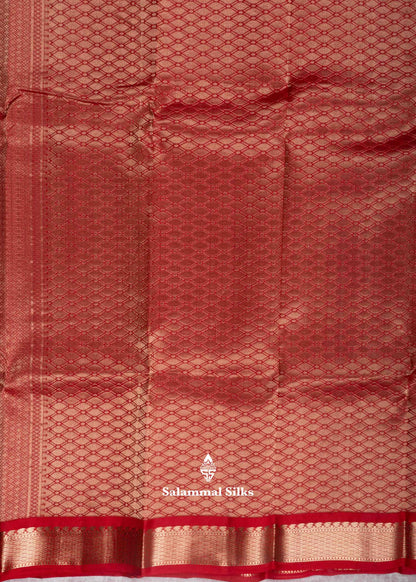 Kanjivaram Pure Silk Saree Lavender With Maroon Border