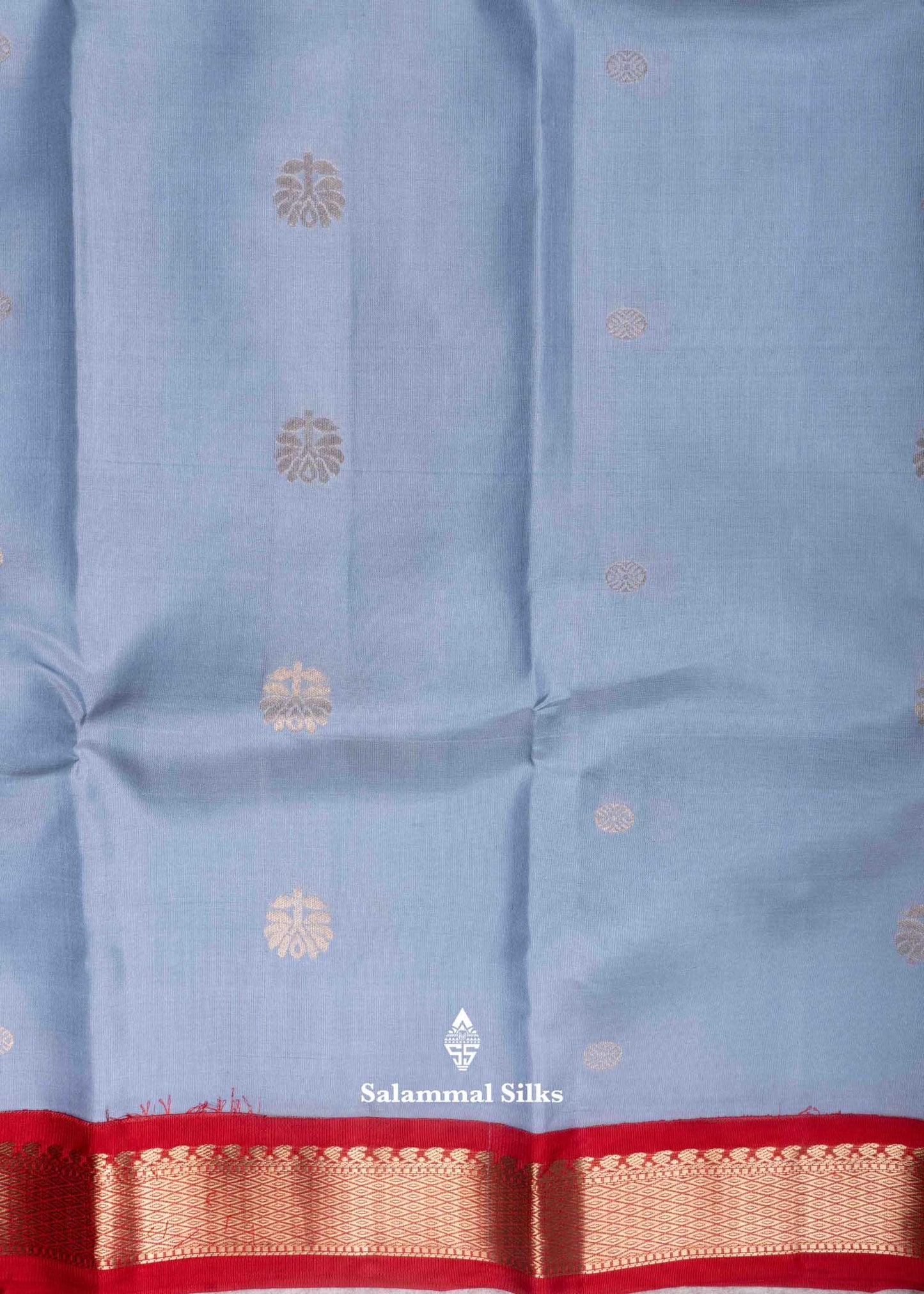 Kanjivaram Pure Silk Saree Lavender With Maroon Border