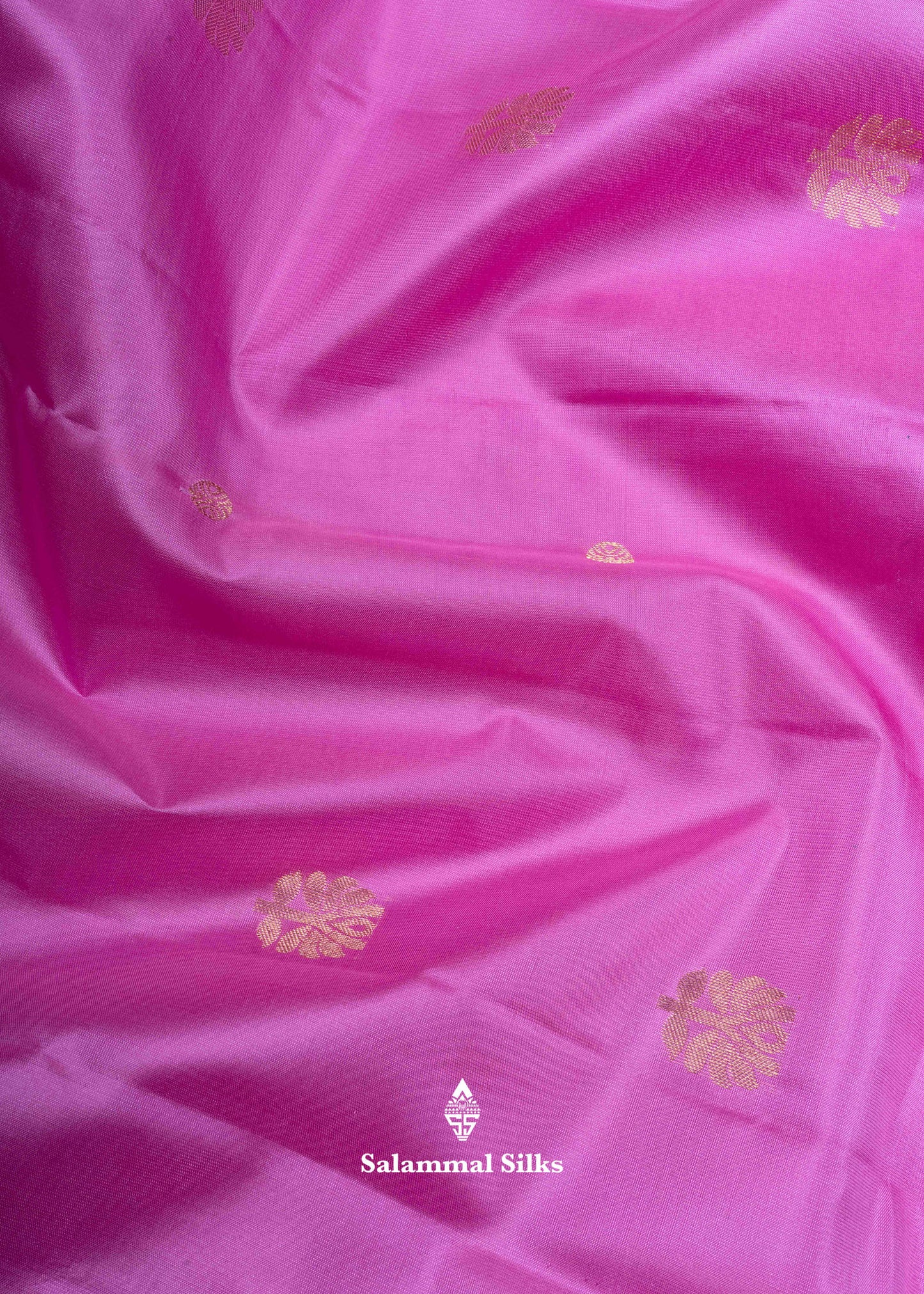 Kanjivaram Pure Silk Saree Lavender With Maroon Border