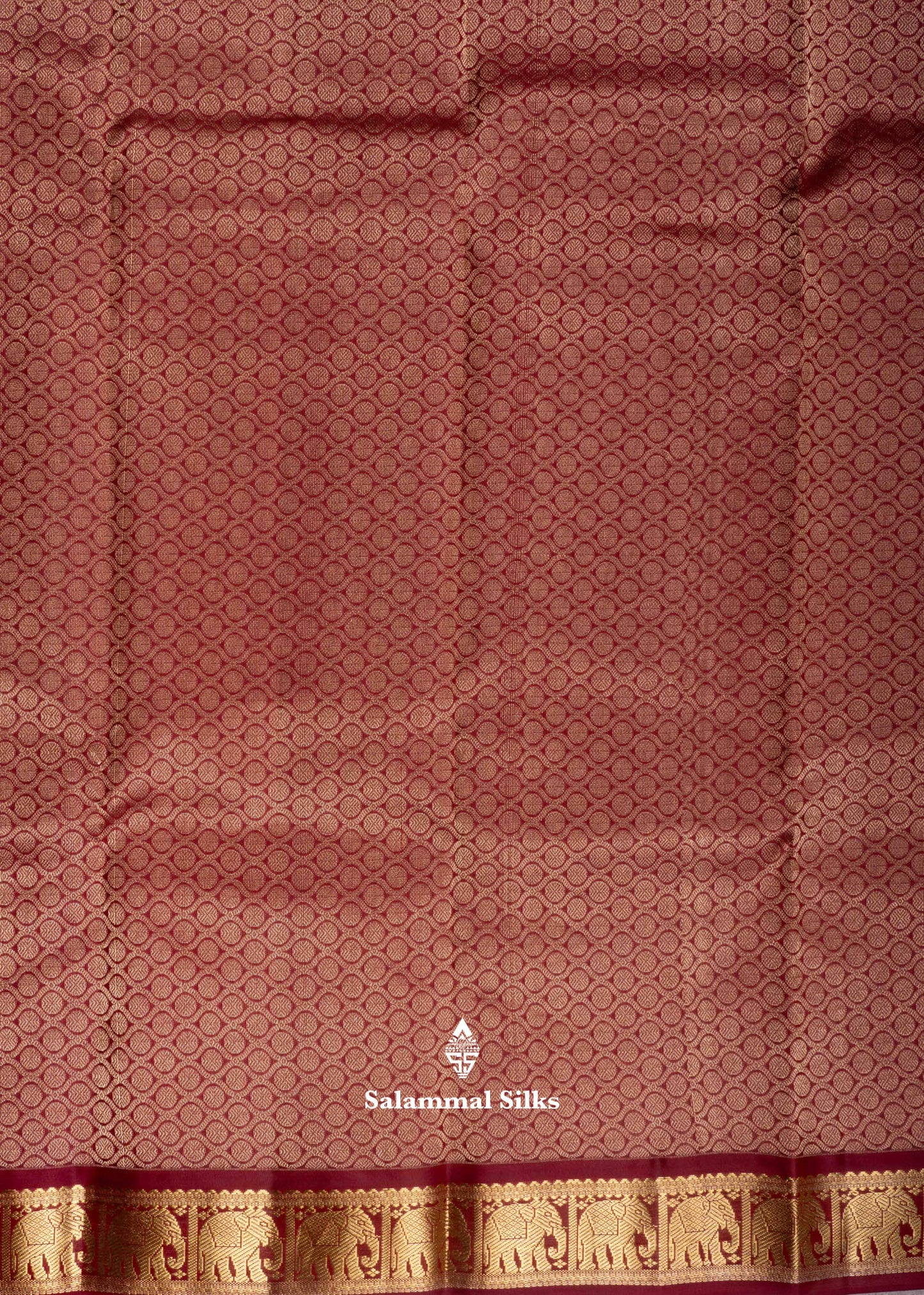 Kanjivaram Yellow Pure Silk Saree With Traditional Maroon Border