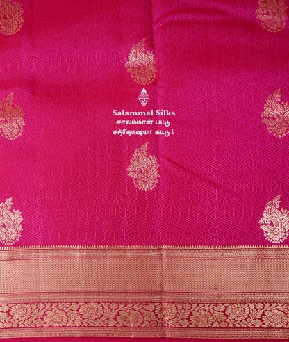 Pink Kanjivaram Silk Saree.