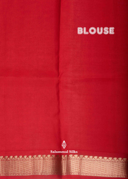 Kanjivaram Pure Silk Saree Lavender With Maroon Border